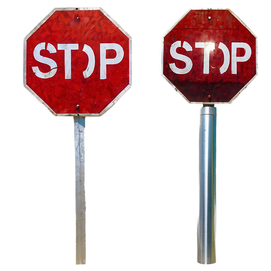 Metal Stop Sign PNG 05232024 PNG with transparent background