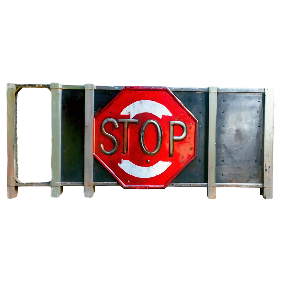 Metal Stop Sign PNG uib PNG with transparent background