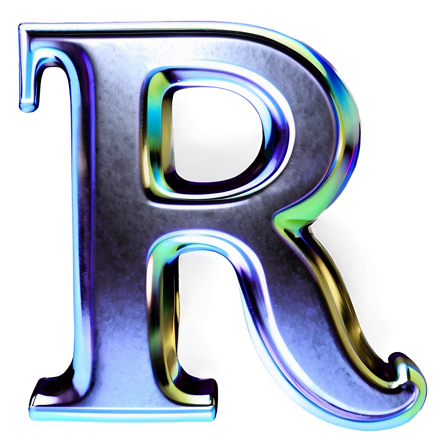 Metallic Alphabet Png 97