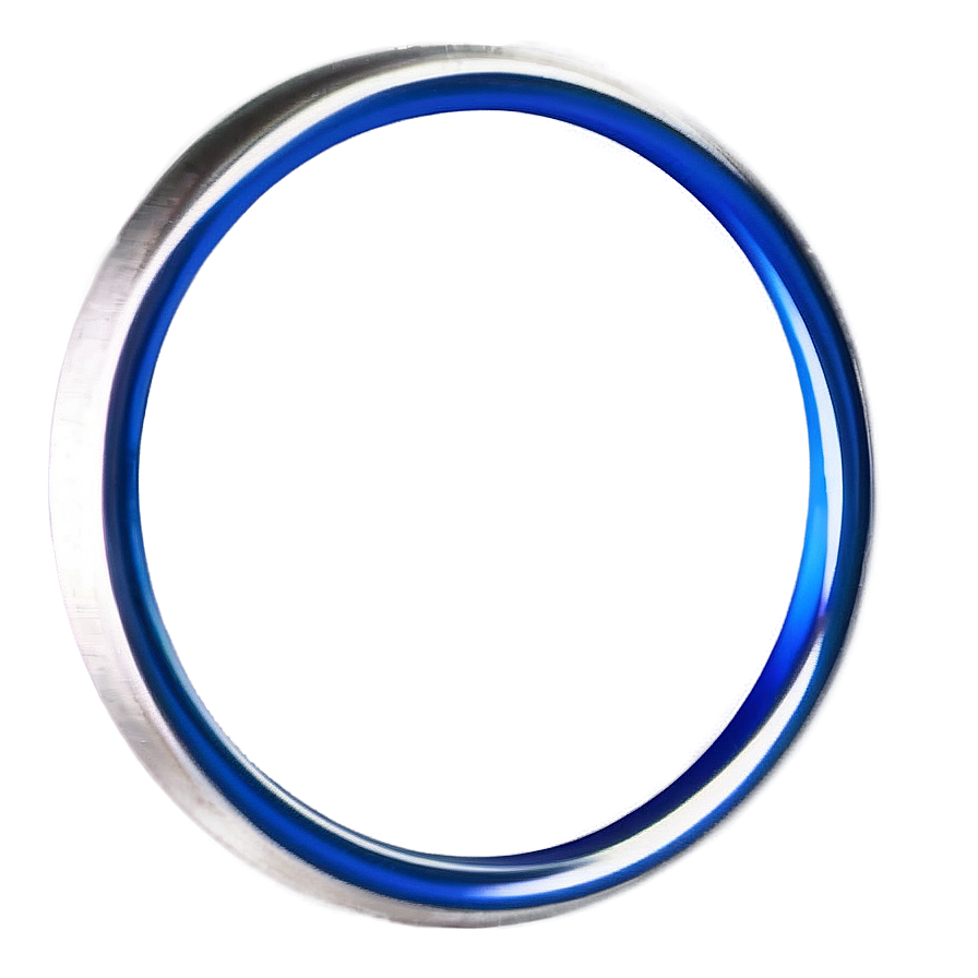 Metallic Blue Circle Png Yab