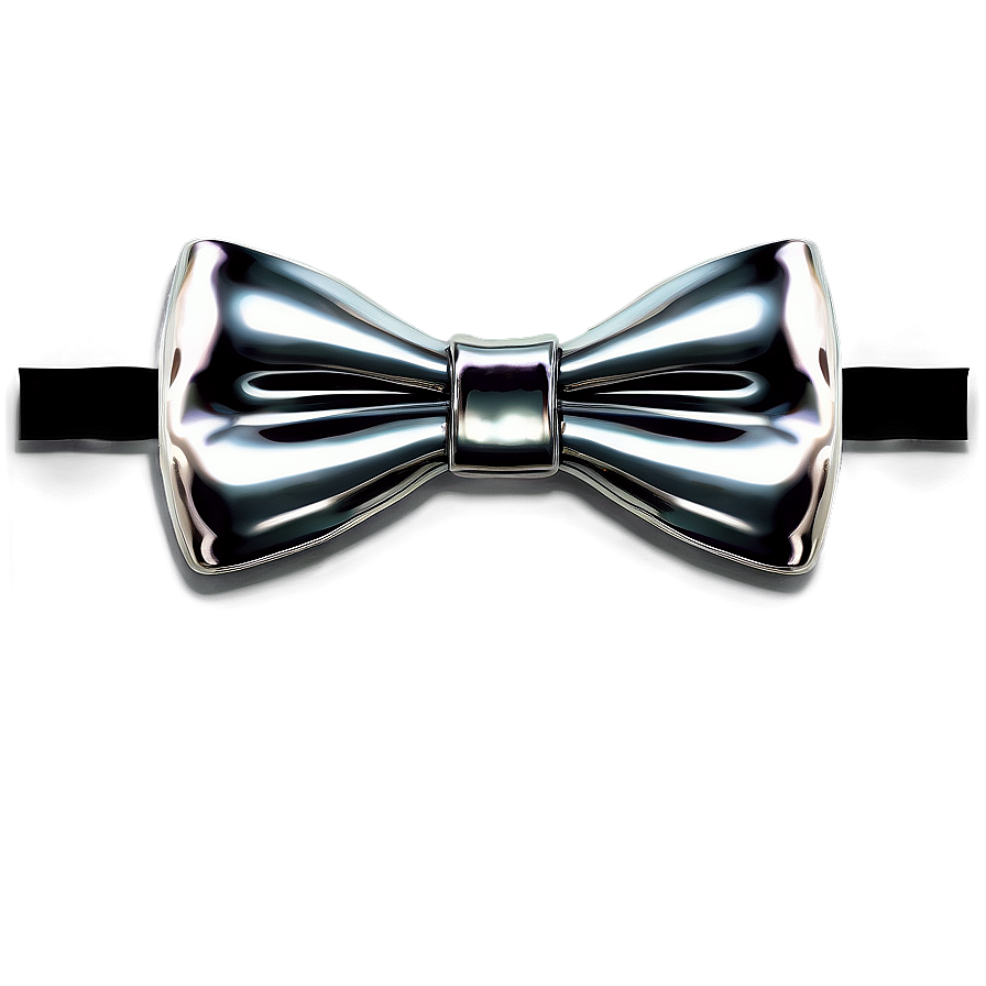 Metallic Bow Tie Shine Png Wfn