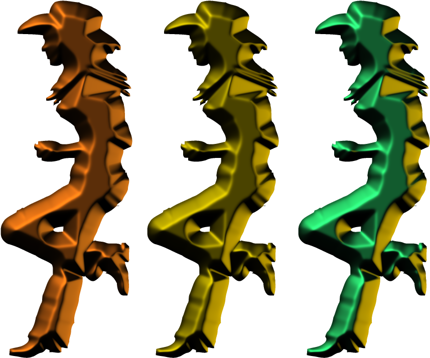 Metallic Cowgirl Silhouettes PNG with transparent background