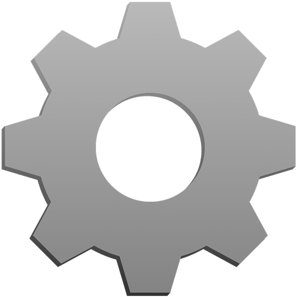 Settings, Gear, Iron, Icon - Gear Icon Png, Transparent Png PNG with transparent background