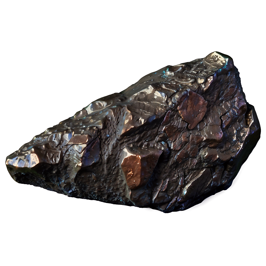 Metallic Iron Ore Fragment Png 16