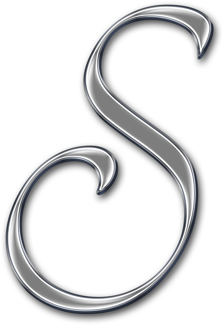 Metallic Letter S Design