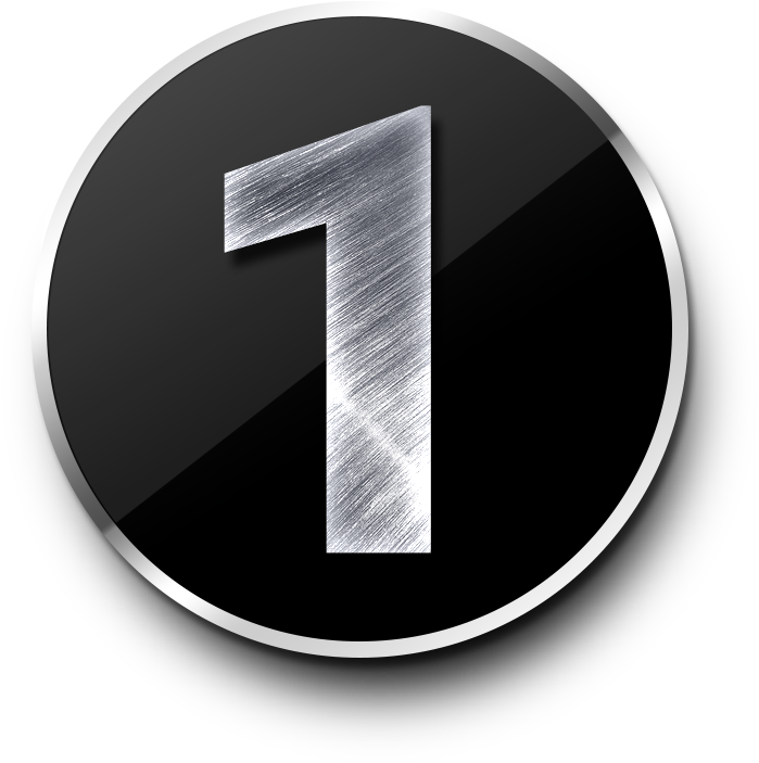 Metal Numbers 1 Png - Number 1 2 3 4 Png, Transparent Png PNG image with a transparent background, free high-resolution download