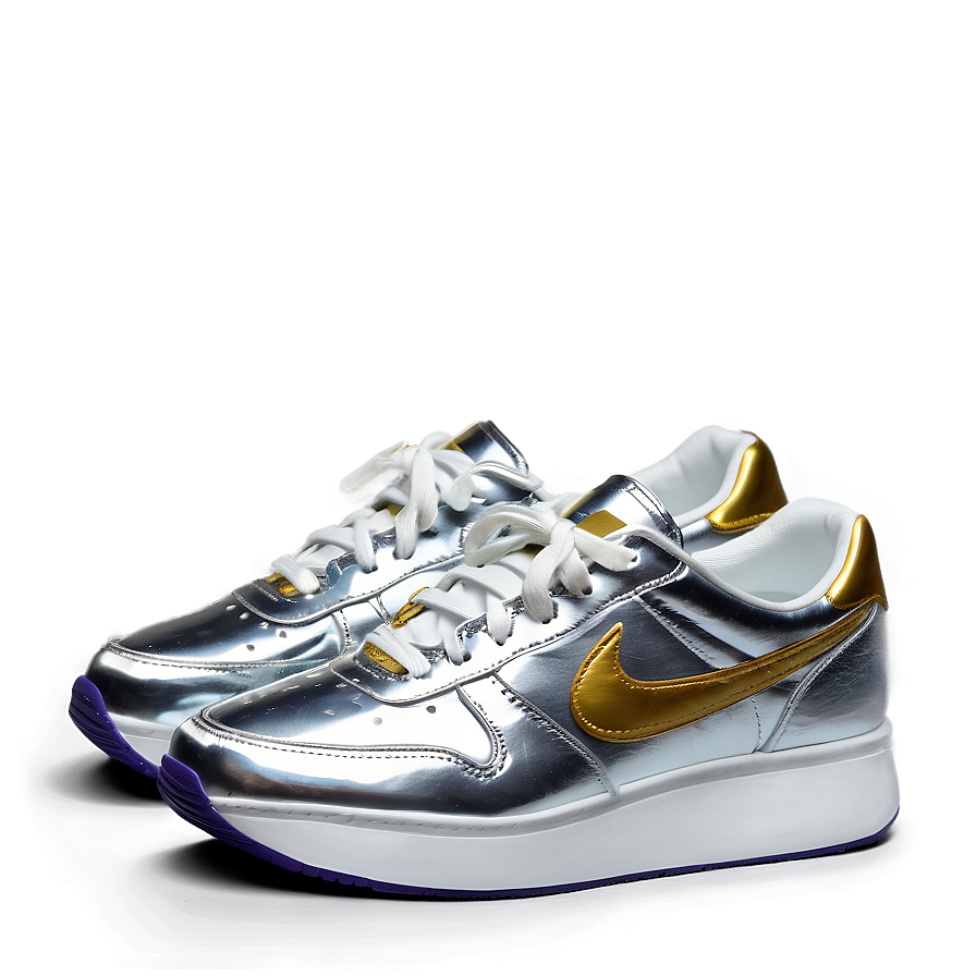 Metallic Sneakers Png 05242024