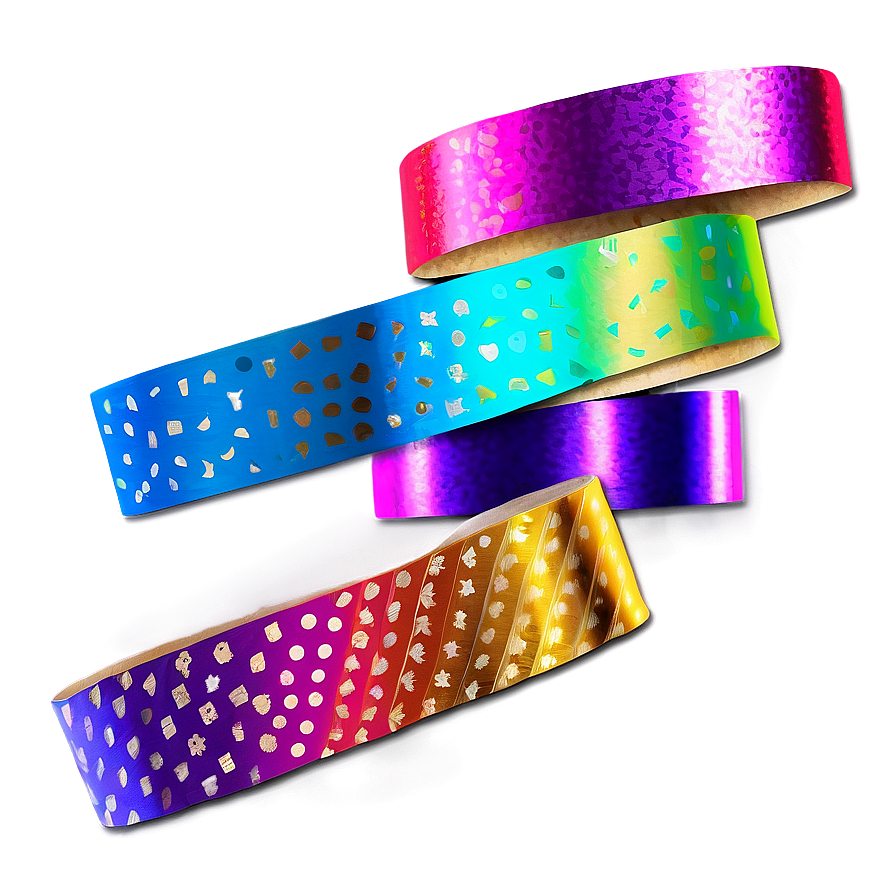 Metallic Washi Tape Png 40