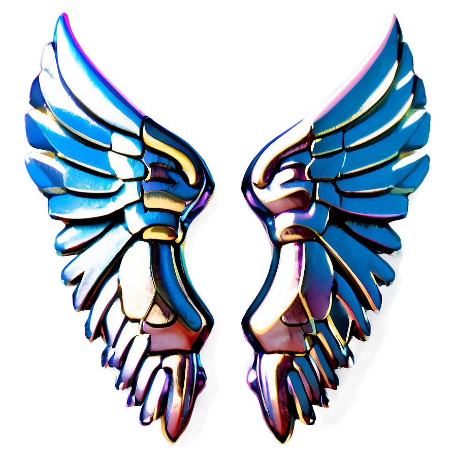 Metallic Wings Png 05032024