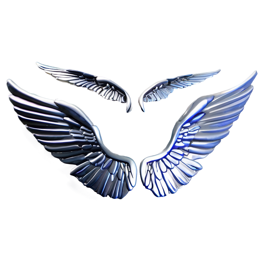 Metallic Wings Png 05032024