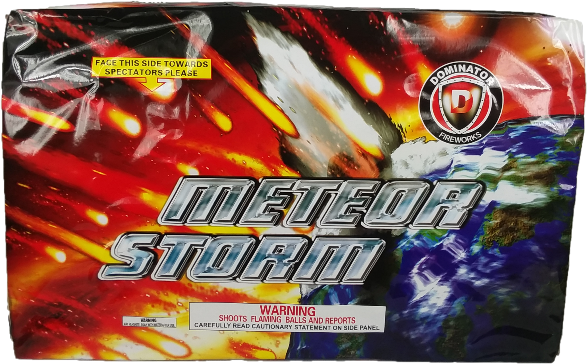 Meteor Storm Fireworks Packaging