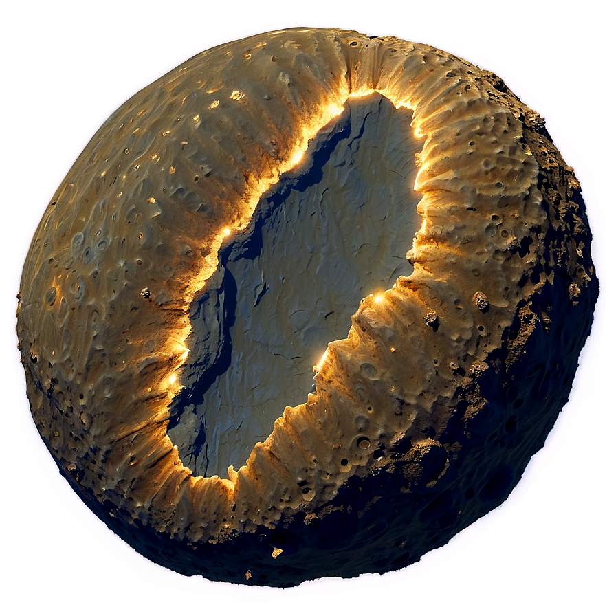 Meteorite Crater Impact Zone Png Fft