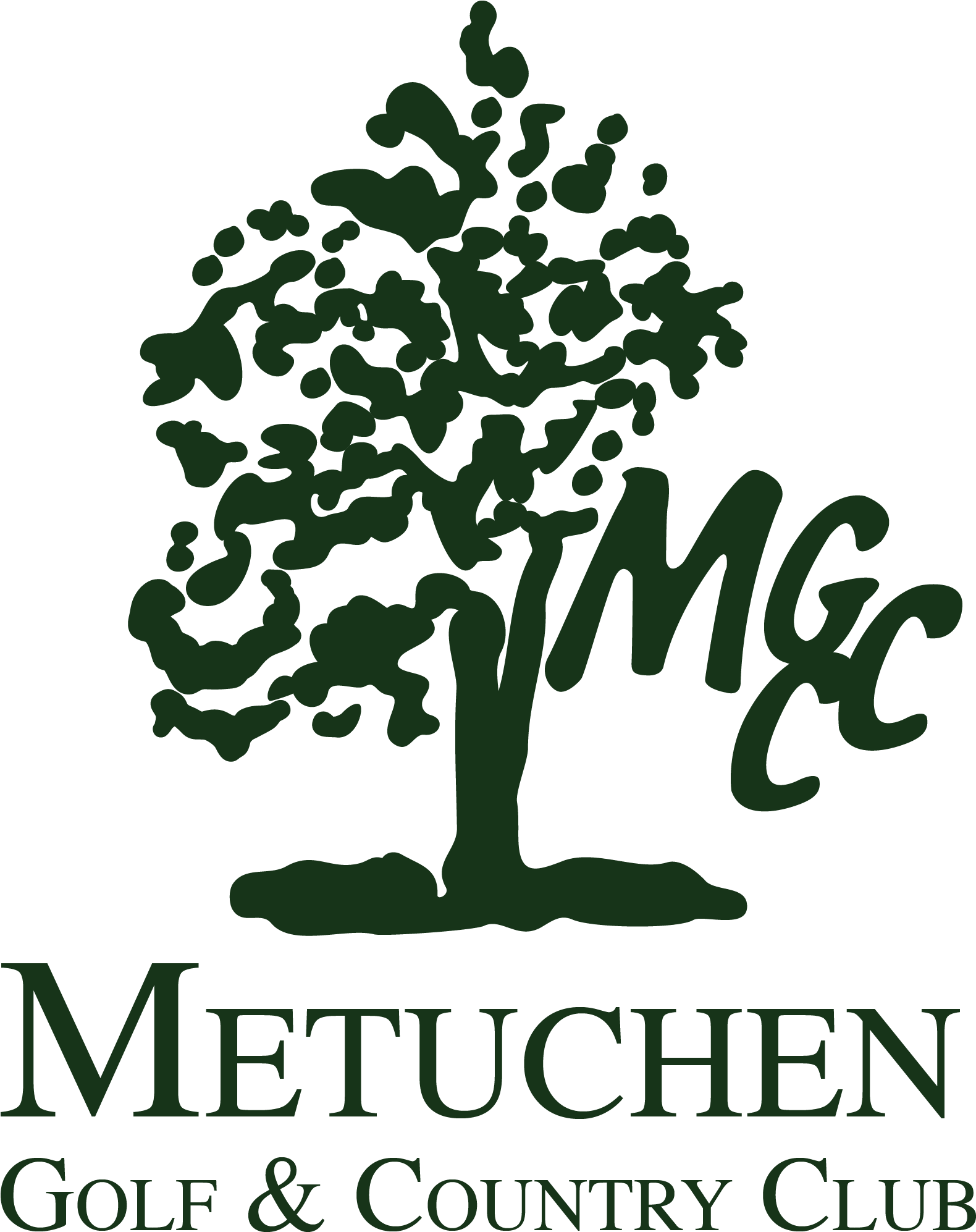 Metuchen Golf Country Club Logo PNG with transparent background