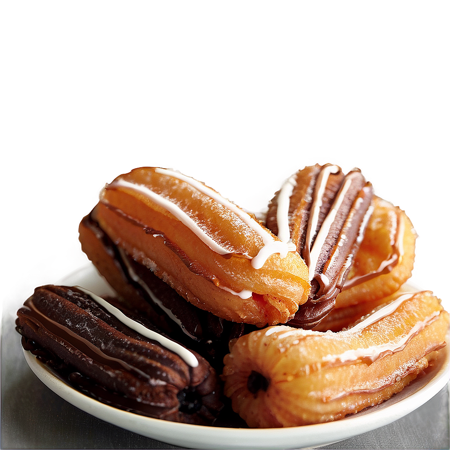 Mexican Churros With Chocolate Png 06122024