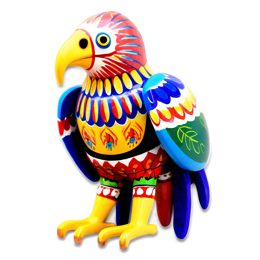 Mexican Eagle Folk Art Png Sbe26