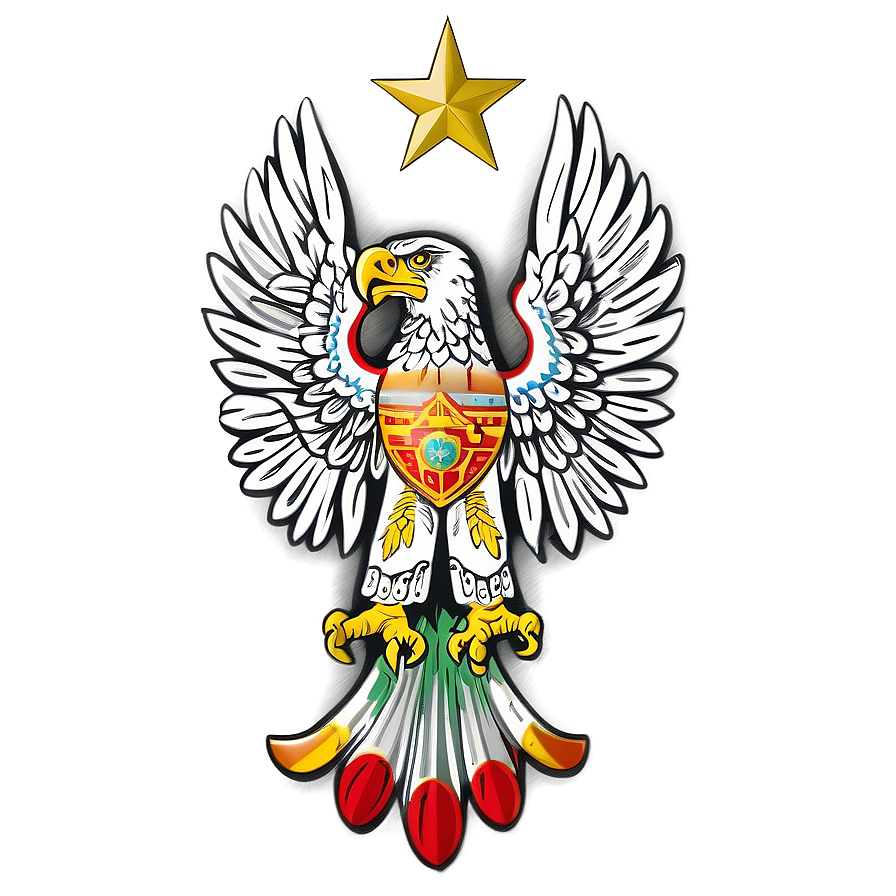 Mexican Eagle Historical Emblem Png 06132024