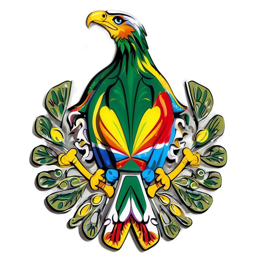 Mexican Eagle Illustration Png Hwg