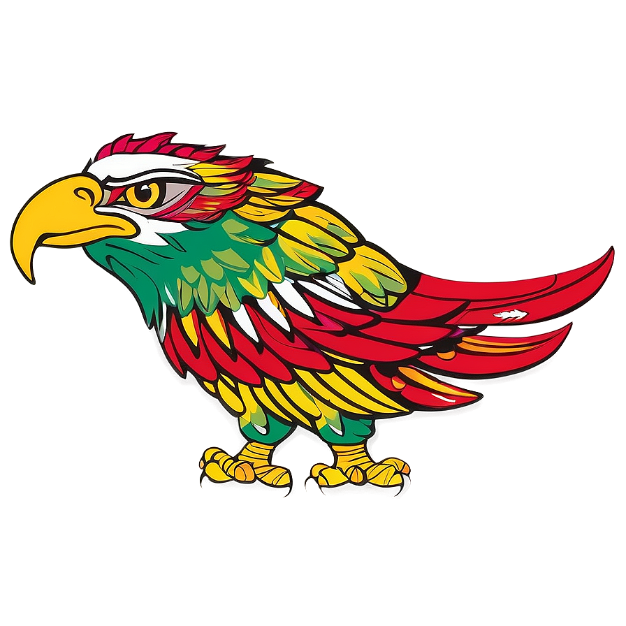 Mexican Eagle Line Art Png 87