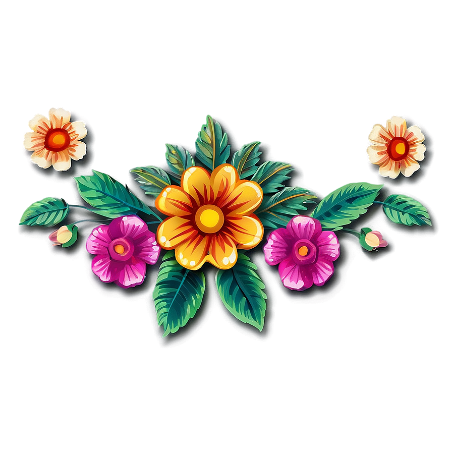 Mexican Floral Prints Png 06202024