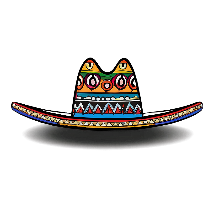 Mexican Hat Outline Png Kpp40