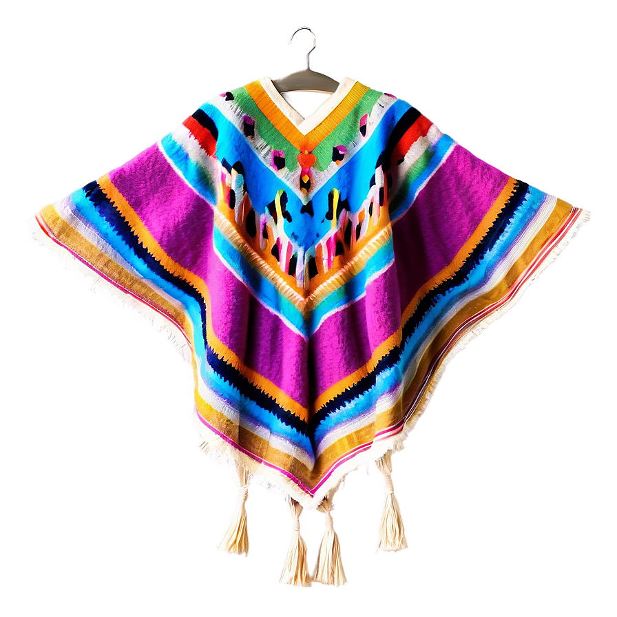 Mexican Poncho Blanket Style Png Fmr44