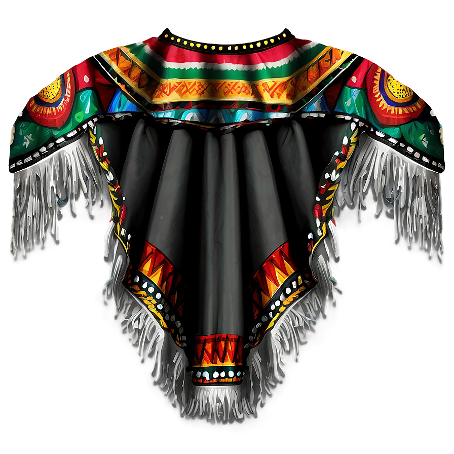 Mexican Poncho Costume Png Bbo