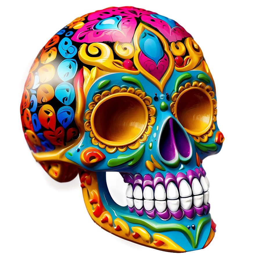 Mexican Skull Art Png Dtn