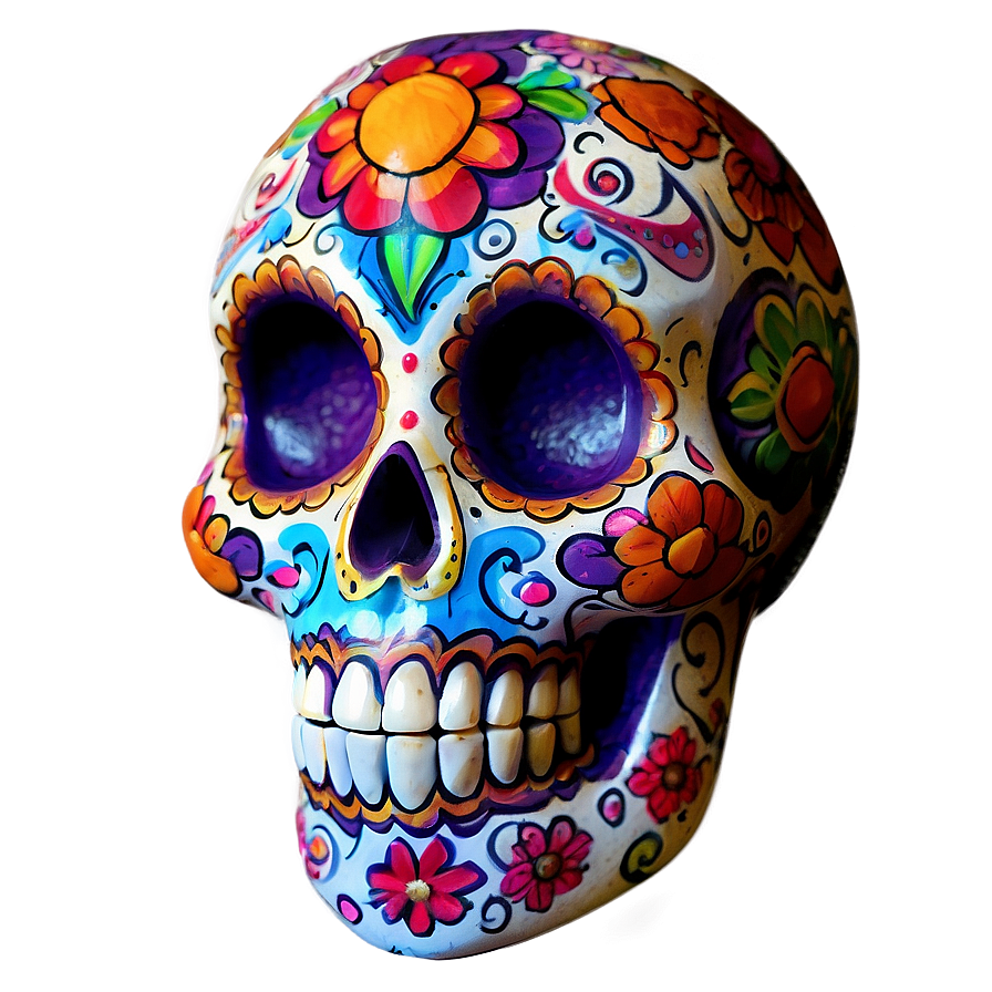 Mexican Skull Art Png Rnh32