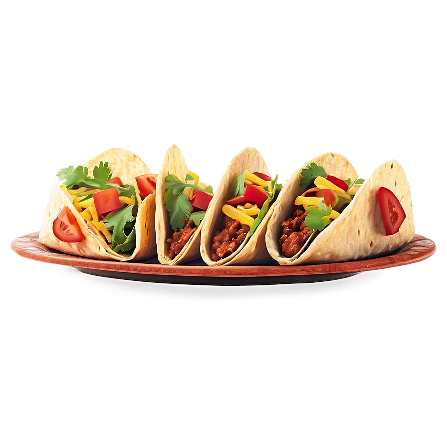 Mexican Taco Dish Png Fhu8