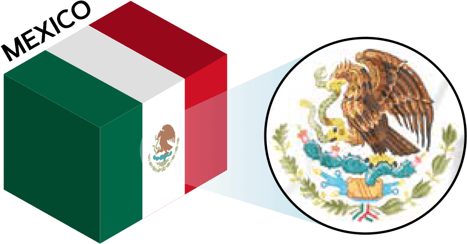 Mexico Flag Colors And Symbol - Eagle From Mexican Flag, HD Png Download PNG with transparent background