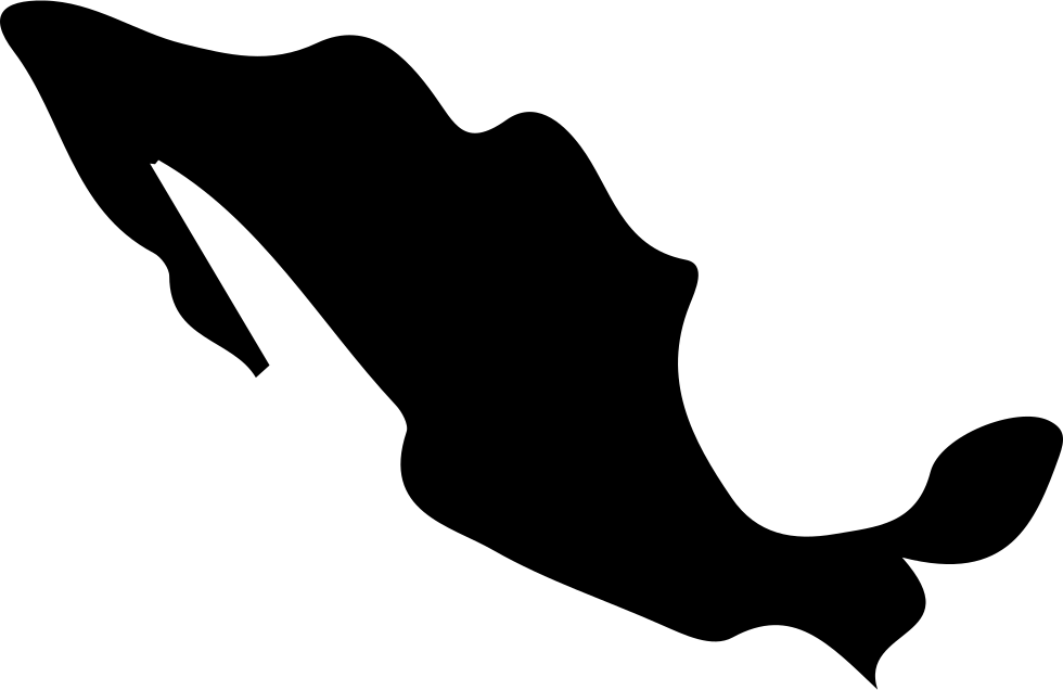 Mexico Map Blue Png, Transparent Png PNG with transparent background