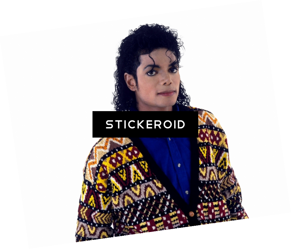 Michael Jackson Iconic Pose PNG with transparent background