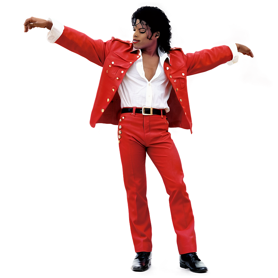 Michael Jackson Red Jacket Png Njp74