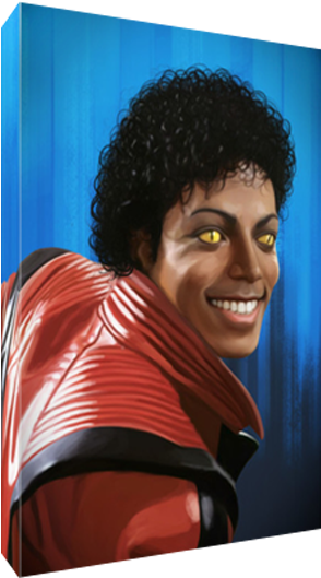 Michael Jackson Thriller Smile Illustration