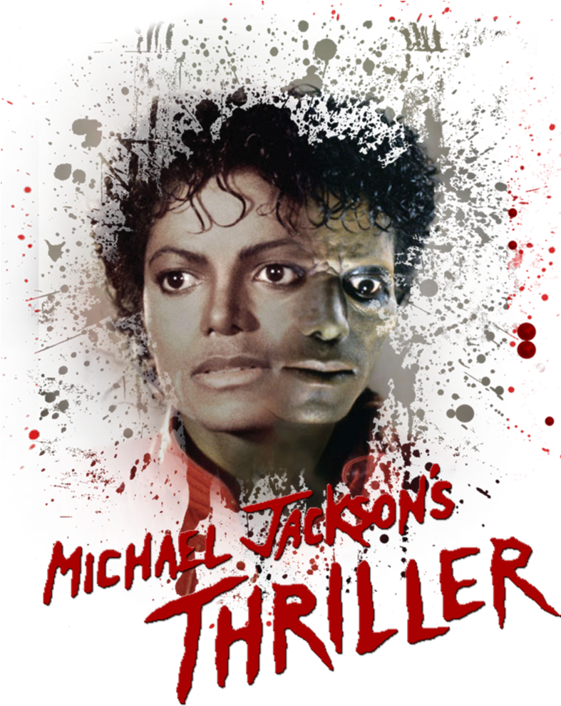 Michael Jackson Thriller Transformation PNG with transparent background