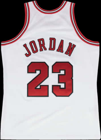 Michael Jordan23 Basketball Jersey PNG with transparent background