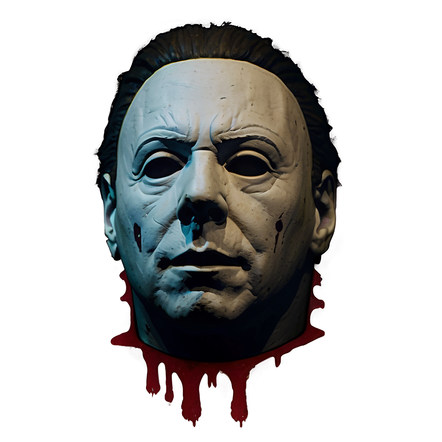 Michael Myers Face With Blood Splatter Png 16