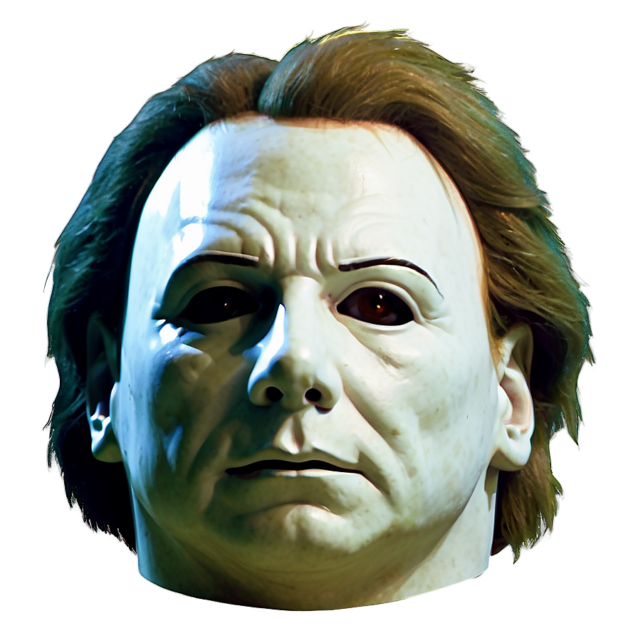 Michael Myers Face With Halloween Pumpkin Png Wah12