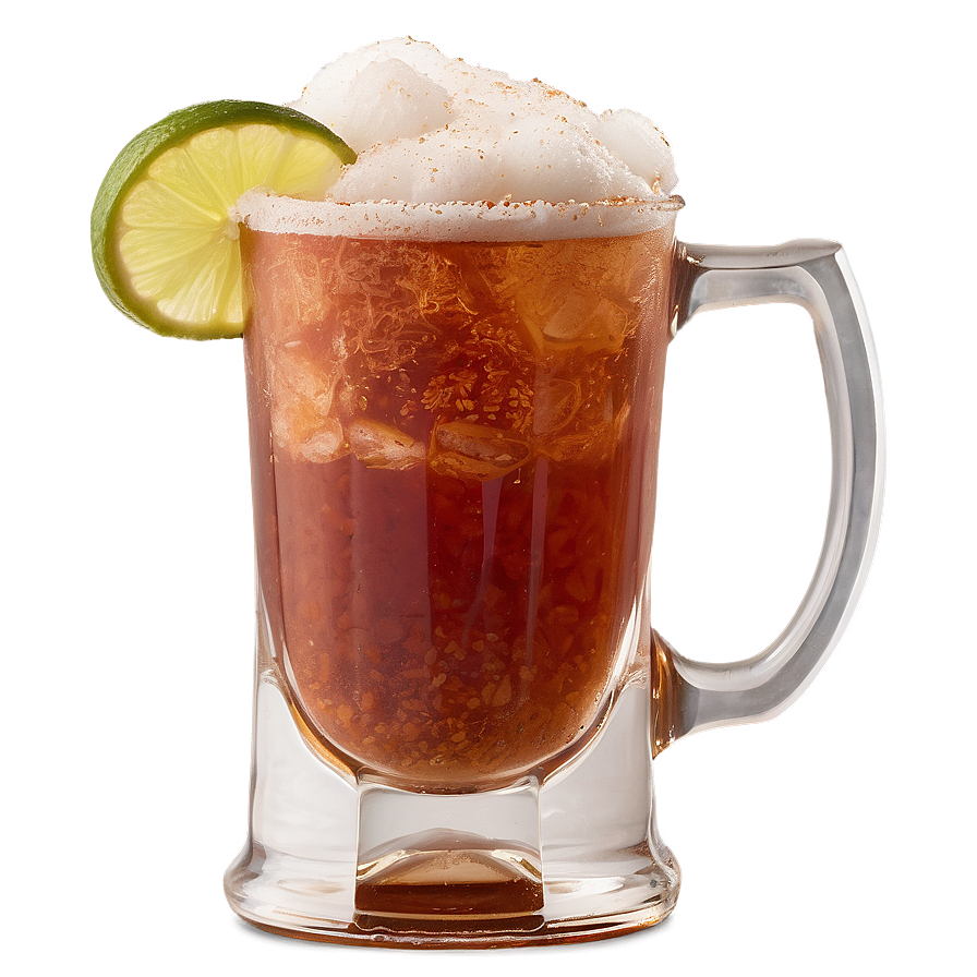 Michelada With Beer Foam Png Cxg