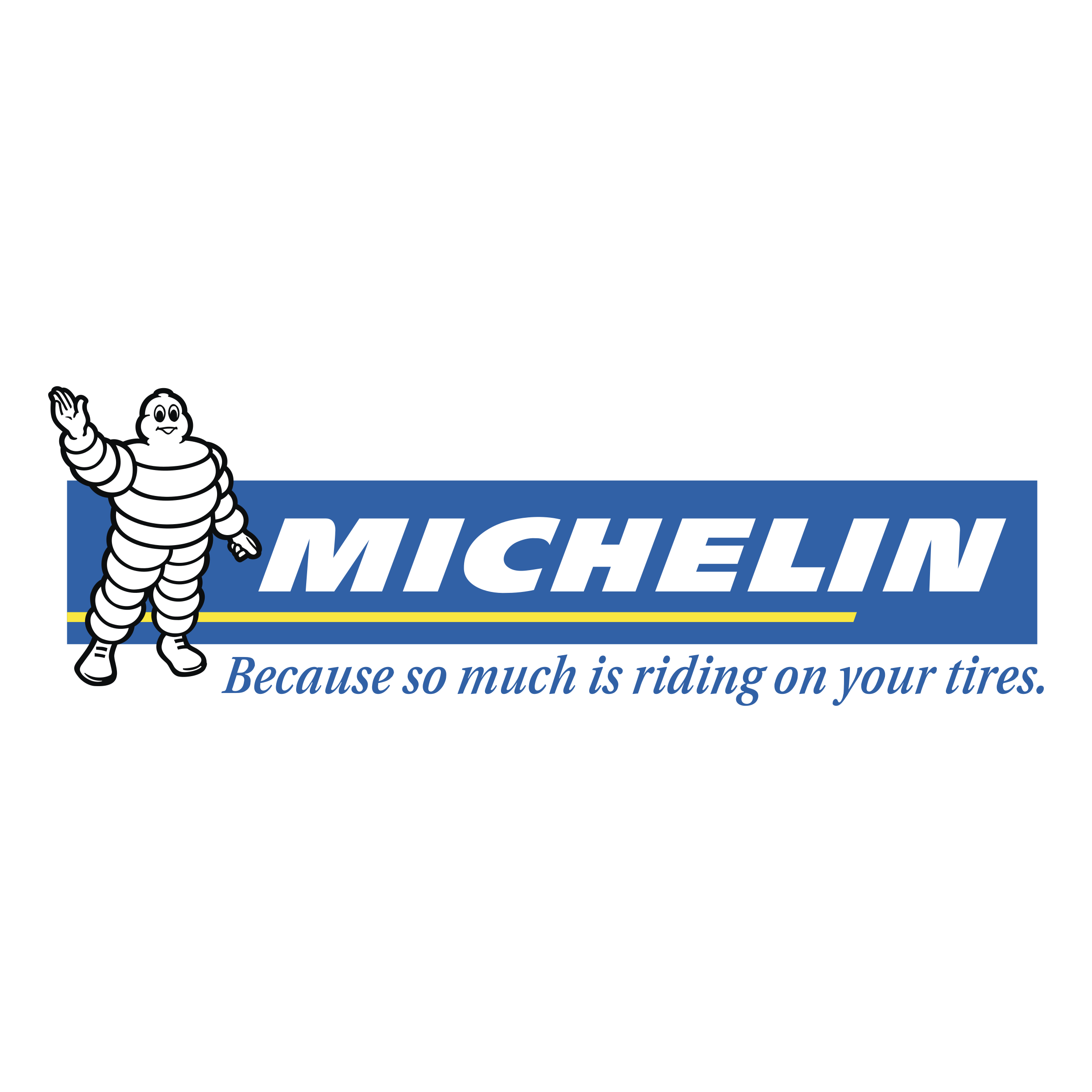 Michelin Logowith Mascotand Slogan