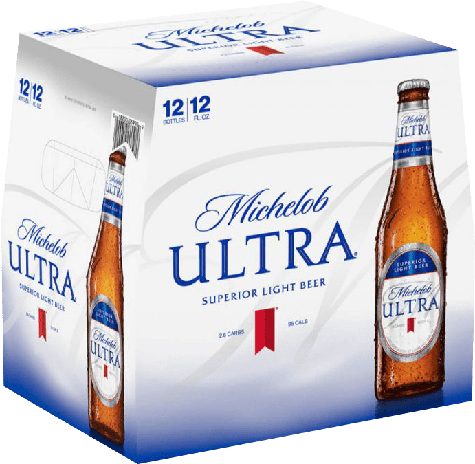 Michelob Ultra Beer Packand Bottle