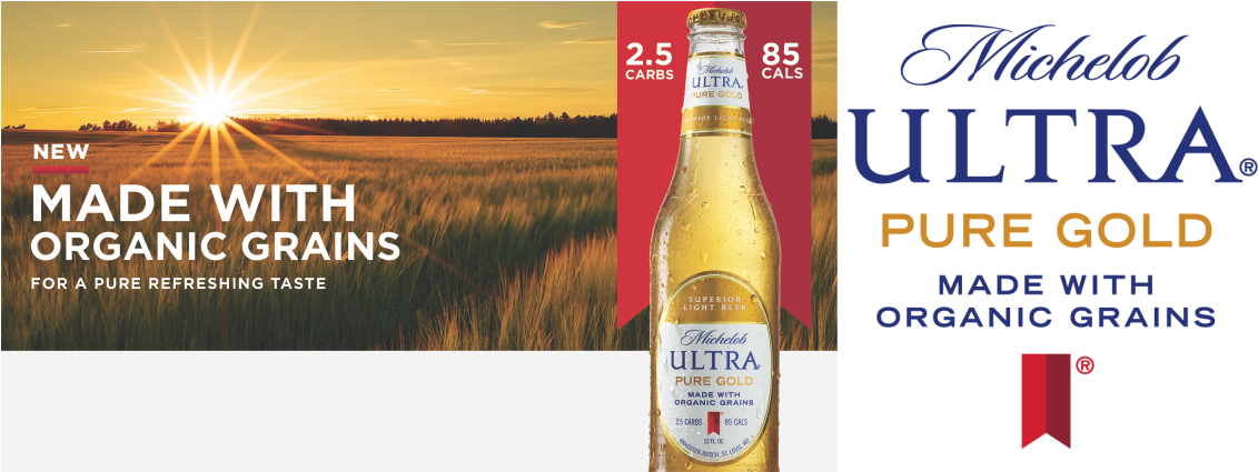 Michelob Ultra Pure Gold Organic Beer Ad