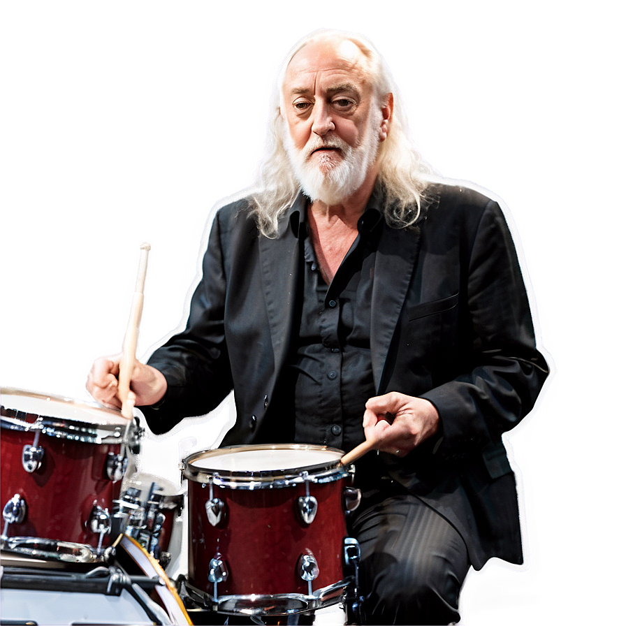 Mick Fleetwood Drumming Png 06252024