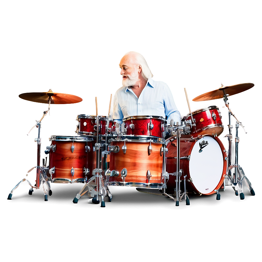 Mick Fleetwood Drumming Png Wfd80