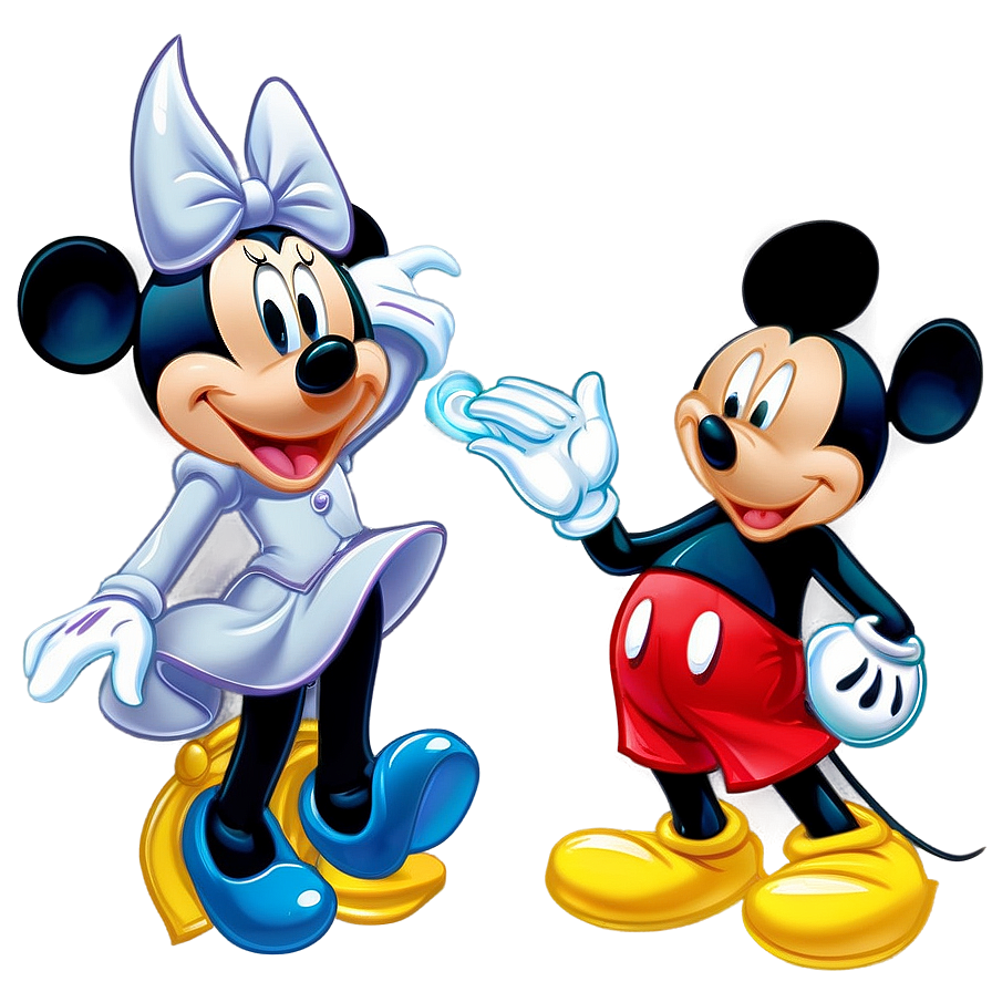 Mickey And Minnie Dancing Png Ejk