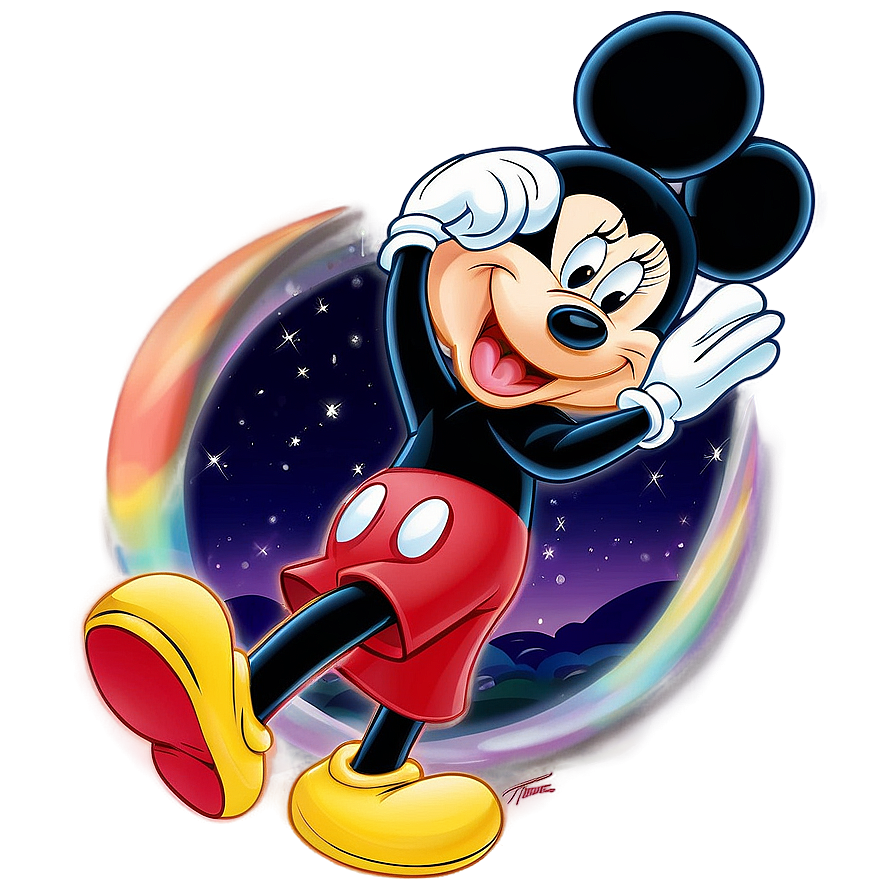 Mickey And Minnie Dreamy Night Png Xoa