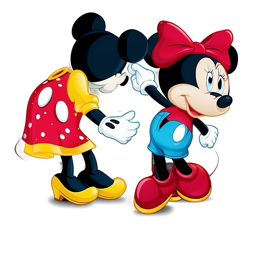 Mickey And Minnie Holding Hands Png Rym41