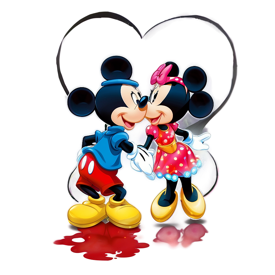 Mickey And Minnie In Love Png Fhe87