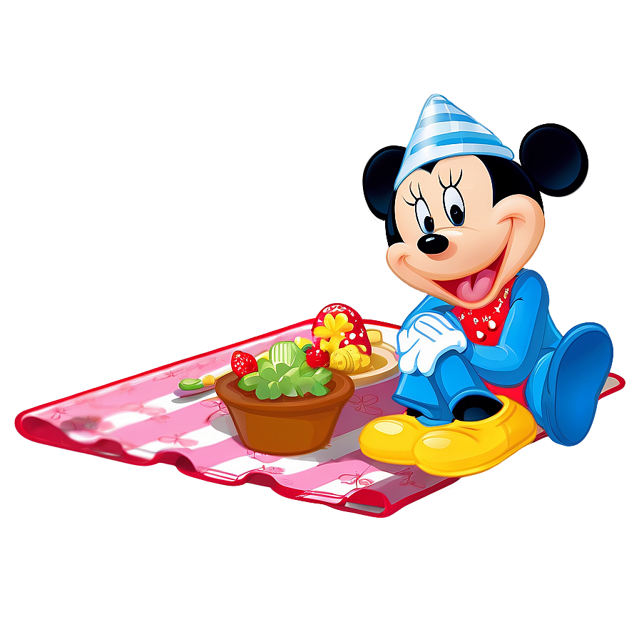 Mickey And Minnie Picnic Png 06122024