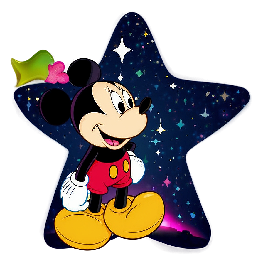 Mickey And Minnie Star Gazing Png 06122024